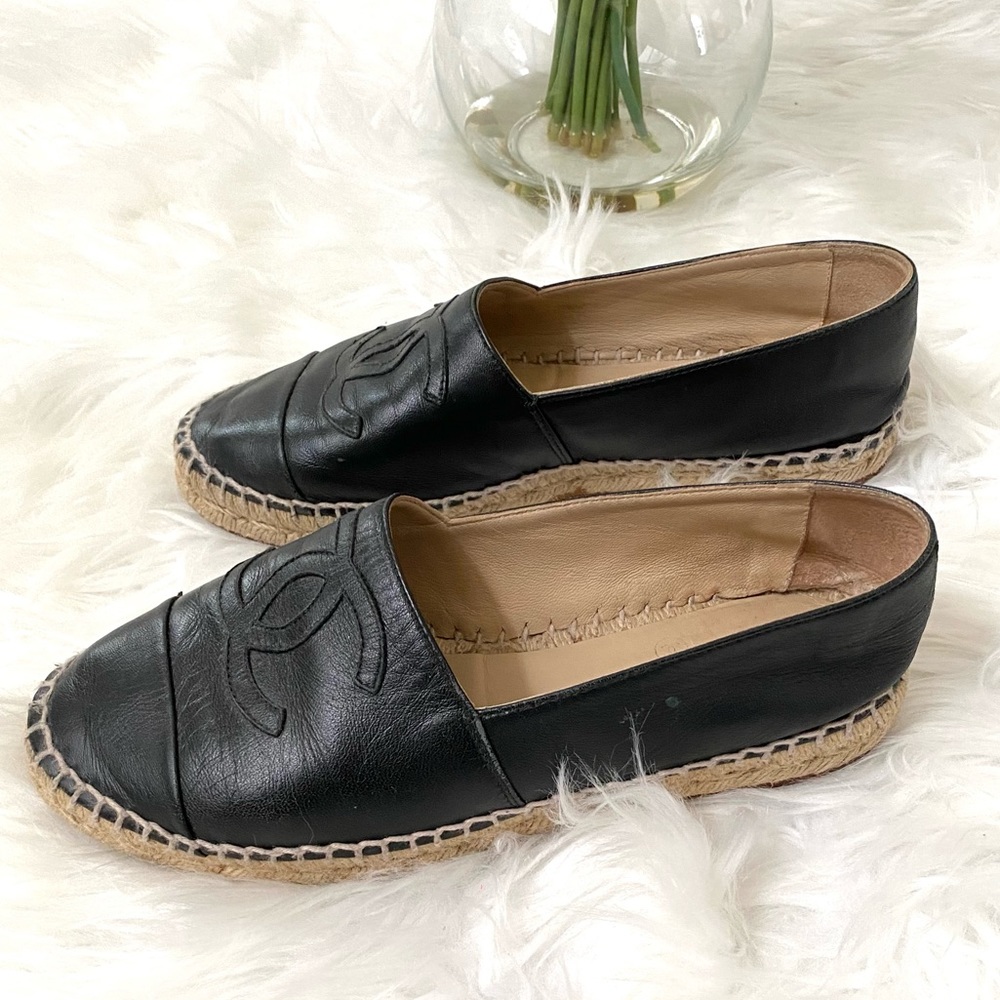 Black Chanel Espadrilles - SOLD - Picture 11 of 12